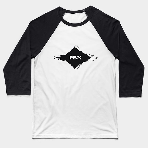 Peak S Baseball T-Shirt by ultraluxe